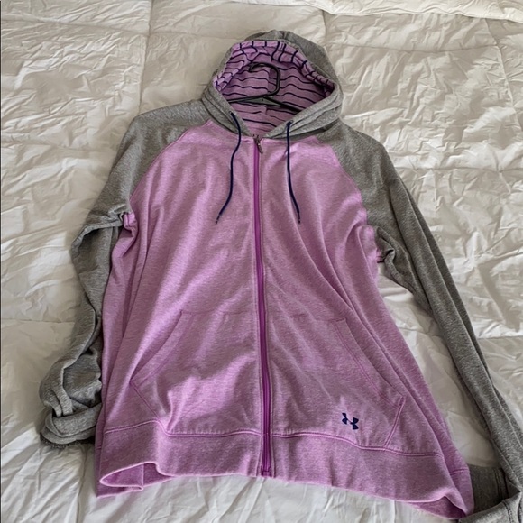 under armor zip up